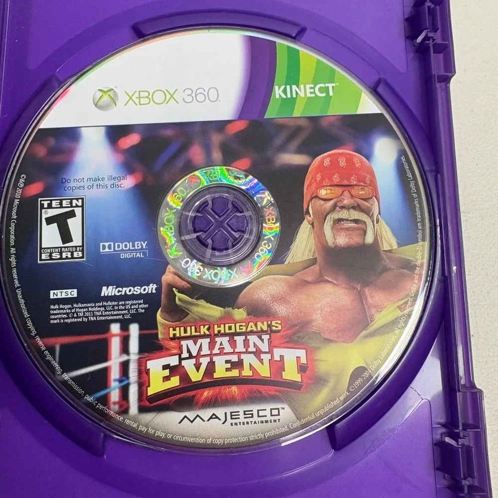 Hulk Hogan's Main Event for the Xbox 360 console Kinect Game Complete